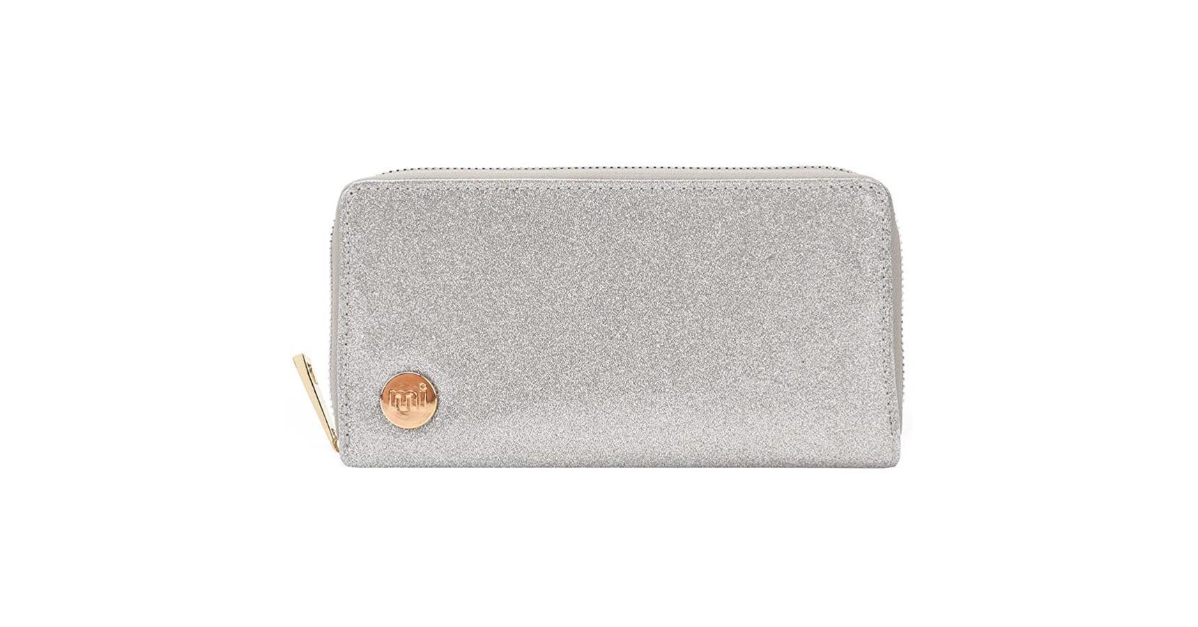  Mi-Pac Zip Purse pénztárca Glitter Silver