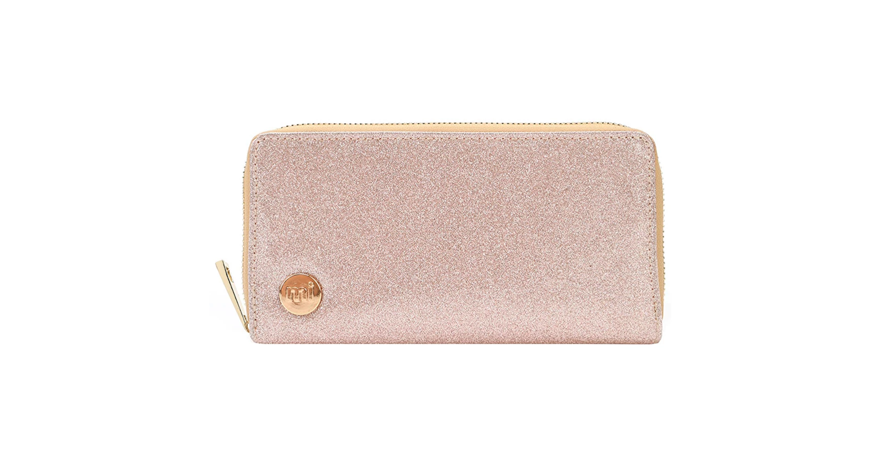  Mi-Pac Zip Purse pénztárca Glitter Champagne