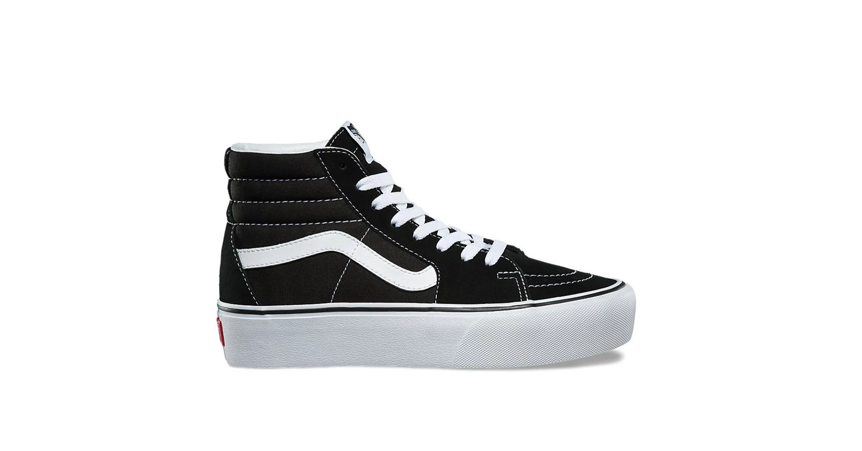  Vans Sk8-Hi Platform 2 cipő Black White