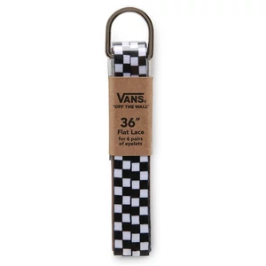 Vans cipőfűző Black White Checkerboard 1pár 91cm 