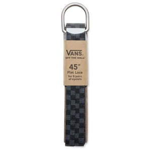 Vans cipőfűző Black Charcoal Checkerboard 1pár 114cm 