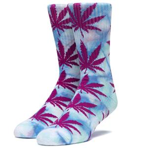 HUF Tiedye Plantlife Crew zokni Pale Aqua 1 pár