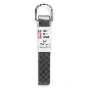 Vans cipőfűző Black Charcoal Checkerboard 1pár 91cm