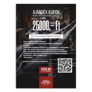 Stég Ajándék kupon 25 000Ft
