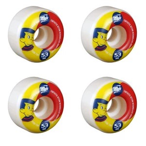 Mob Skateboards Pop kerék Yellow Red 53mm 100a 4db