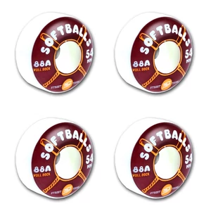 Mob Skateboards Speed Softballs kerék White Red 54mm 88a 4db