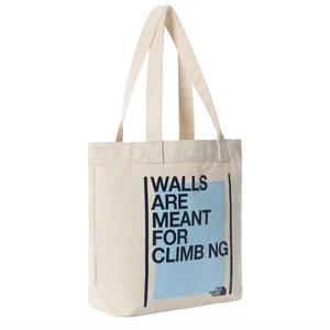 North Face Cotton Tote táska Walls Are Meant For Climbing Print Beta Blue