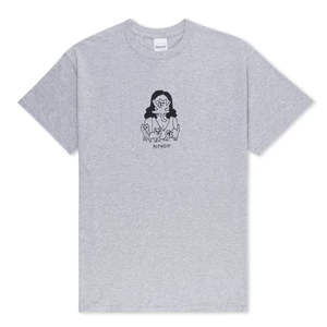 Ripndip Cat Lady póló Ash Heather