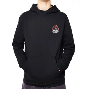Vans Pizzeria fiú kapucnis pulóver Black