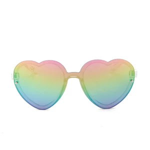Vans Rainbow Heart napszemüveg Clear Rainbow Mirror