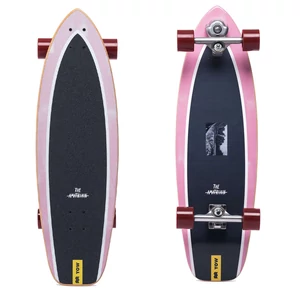 Yow Amatriain Surf Cruiser komplett gördeszka Black Pink 33,5