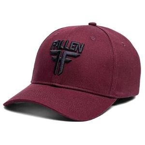 Fallen Insignia Curve Snapback sapka Crimson Black