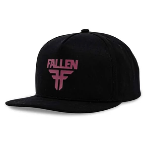 Fallen Insignia Flat Snapback sapka Black Enyzmatic Wash Grape