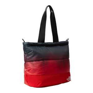 The North Face Nuptse Tote válltáska Fiery Red Dip Dye Medium Print TNF Black