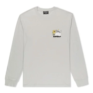 Ripndip No Music No Life hosszú ujjú póló Sleeve Grey