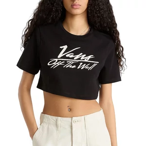 Vans Go Anyplace Crew Crop póló Black