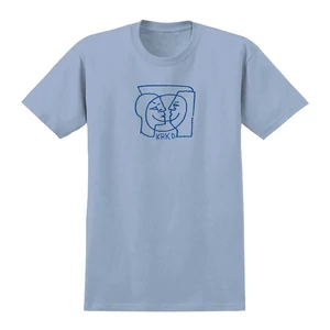 Krooked Moonsmile póló Powder Blue