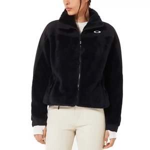 Oakley Womens Mountain Fire Sherpa Zip pulóver Blackout