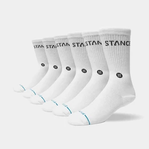 Stance Origin 6 Pack Crew zokni White 6 pár