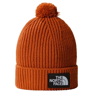 The North Face Logo Box Pom téli sapka Earthen Cooper