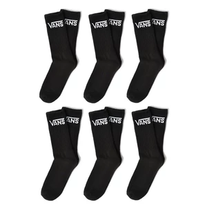 Vans Classic Crew II zokni Black 6 pár