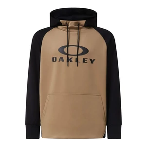 Oakley Bark Dwr Fleece kapucnis pulóver Black Pebble