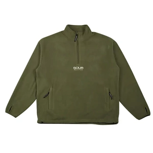 Sour Half Zip micro Fleece pulóver Olive