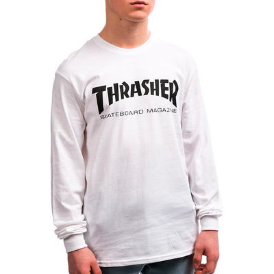 Thrasher Skate Mag ls póló White