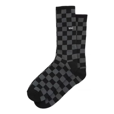 Vans Checkerboard Crew zokni Black Charcoal 1 pár