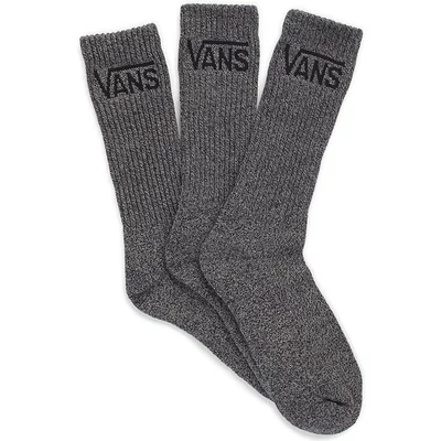 Vans Classic Crew zokni Black Heather 3 pár