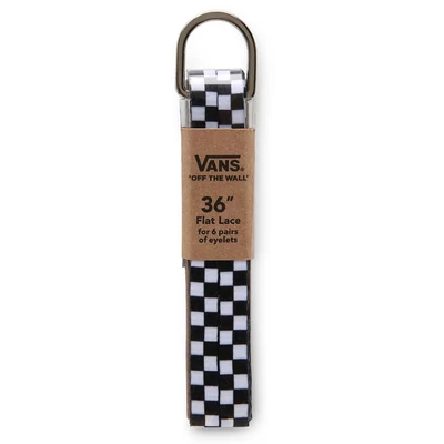 Vans cipőfűző Black White Checkerboard 1pár 91cm 