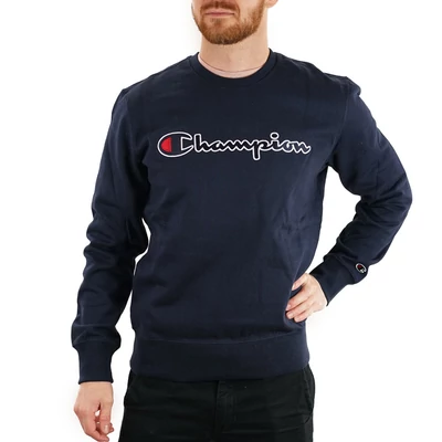Champion Large Embroidered Logo pulóver NVB