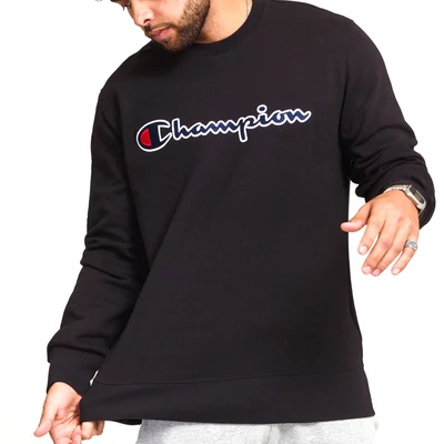 Champion Large Embroidered Logo crew pulóver NBK