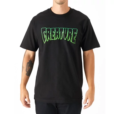 Creature Logo Outline póló Black