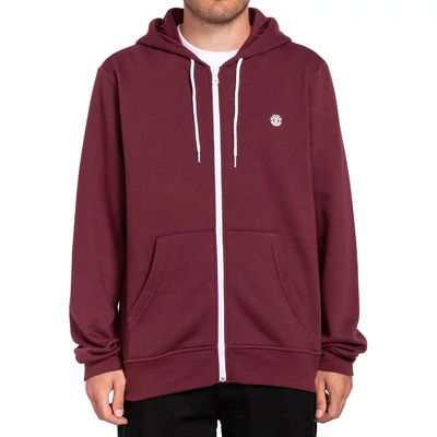 Element Cornell Classic kapucnis zip pulóver Vintage Red