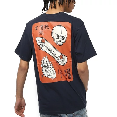 Element x Timber Love Passion Death póló Indigo