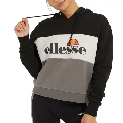 Ellesse Allesandro Crop kapucnis pulóver Black