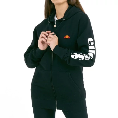 Ellesse Serinatas zipzáros kapucnis pulóver Black