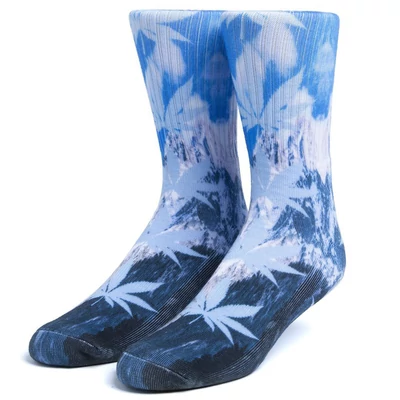 HUF Digital Plantlife zokni Aquatic Blue 1 pár