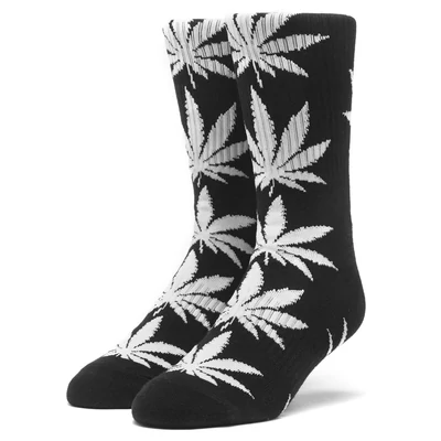 HUF Essentials Plantlife zokni Black White 1 pár