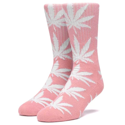 HUF Glow Plantlife Crew zokni Pink 1 pár