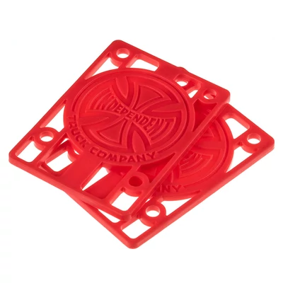 Independent GP Riser Pads Red 1/8col 1pár