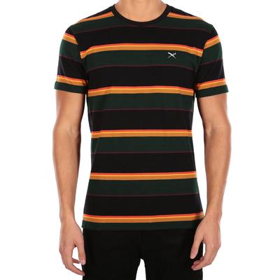Iriedaily Rustico Stripe póló Black Yellow