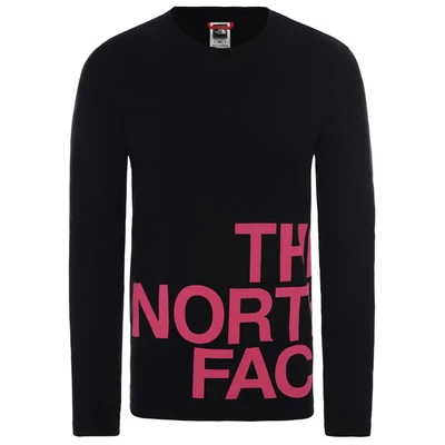 The North Face Graphic Flow hosszú ujjú póló TNF Black Mr Pink