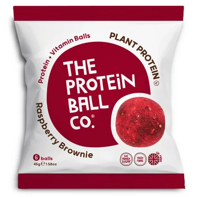 The Protein Ball Co protein golyók Málnás Brownie 45g