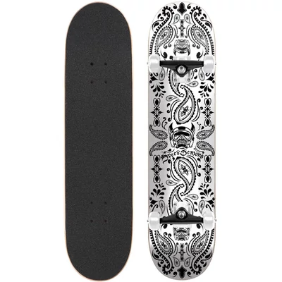 Speed Demons Bandana komplett gördeszka Black White 8.0x31.6