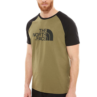 The North Face Easy Tee raglan Burnt Olive Green