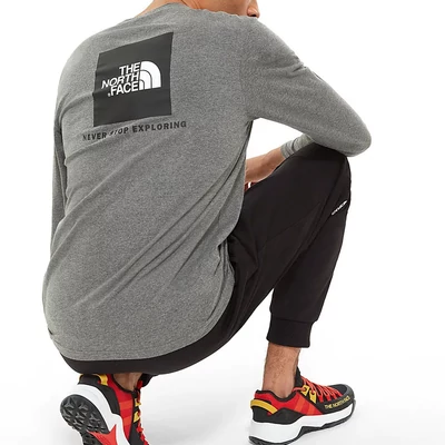 The North Face Redbox ls póló TNF Medium Grey Heather