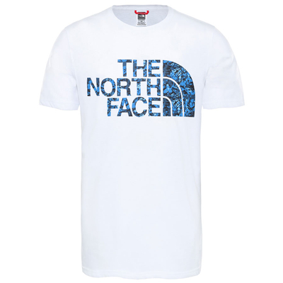The North Face Standard póló TNF White Clear Lake Blue