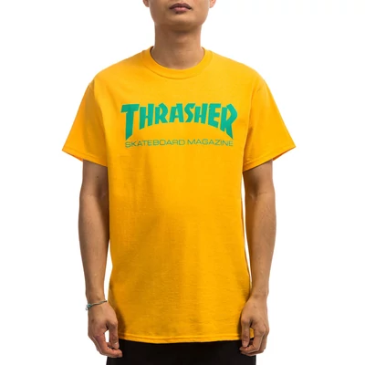 Thrasher Skate Mag crew póló Gold
